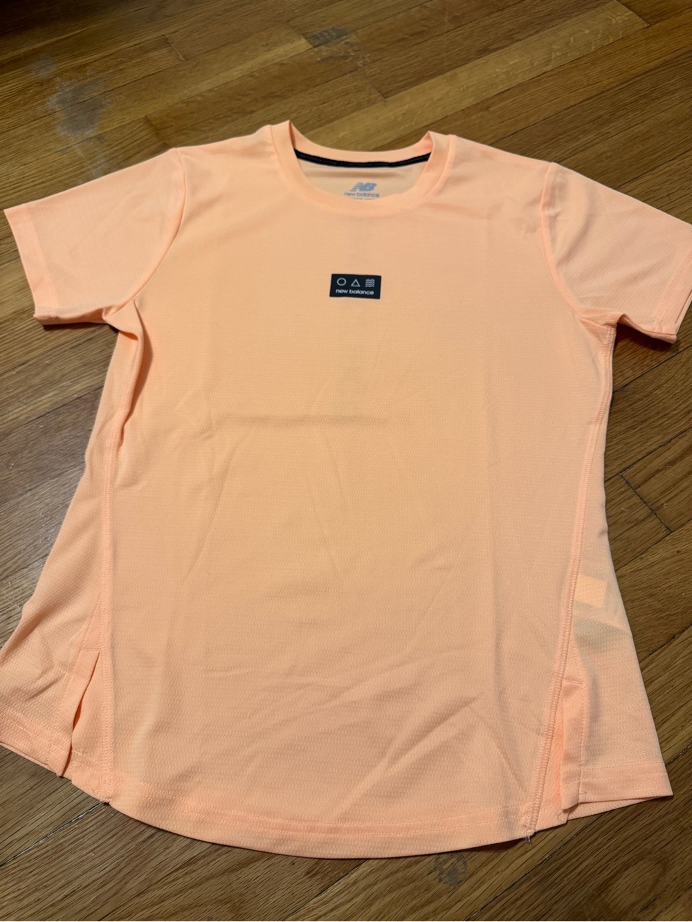 New Balance Peach Short Sleeve Athletic Tee